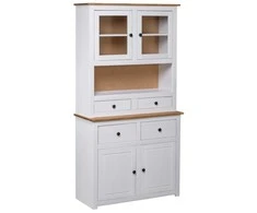 Komoda Panama, baltos sp., 93x40,5x180cm, pušies med. masyvas