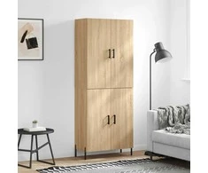 Komoda, sonoma ąžuolo spalvos, 69,5x34x180cm, apdirbta mediena