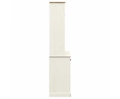 Komoda VIGO, balta, 78x40x175cm, pušies medienos masyvas