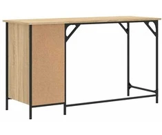 Kompiuterio stalas, ąžuolo, 131x48x75cm, apdirbta mediena