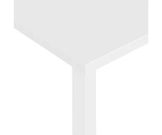Kompiuterio stalas, baltos spalvos, 105x55x72cm, MDF ir metalas