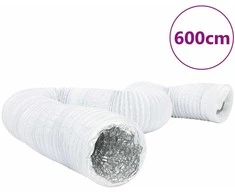 Kondicionierius Ortakis, aliuminis ir PVC, 6m, 20cm skersmens, izoliuotas