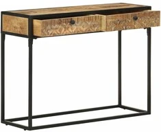 Konsolinis staliukas, 100x35x75cm, mango medienos masyvas