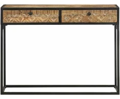 Konsolinis staliukas, 100x35x75cm, mango medienos masyvas