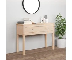 Konsolinis staliukas, 100x35x75cm, pušies medienos masyvas