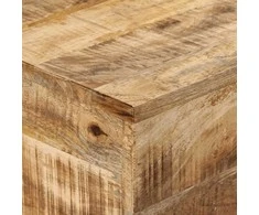 Konsolinis staliukas, 110x30x75cm, mango masyvas ir geležis