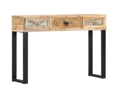 Konsolinis staliukas, 110x30x76 cm, mango medienos masyvas