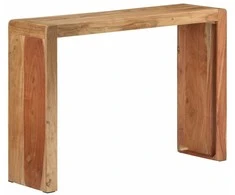 Konsolinis staliukas, 110x30x76cm, akacijos medienos masyvas