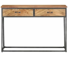 Konsolinis staliukas, 110x35x75cm, akacijos medienos masyvas