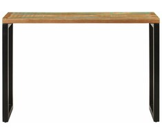 Konsolinis staliukas, 110x35x75cm, perdirbtos medienos masyvas