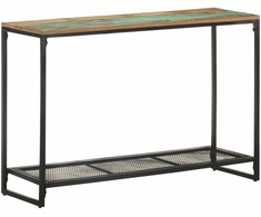 Konsolinis staliukas, 110x35x75cm, perdirbtos medienos masyvas