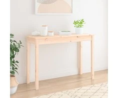 Konsolinis staliukas, 110x40x75cm, pušies medienos masyvas