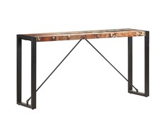 Konsolinis staliukas, 150x35x76cm, perdirbtos medienos masyvas