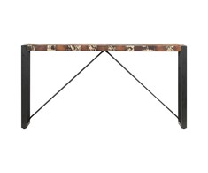 Konsolinis staliukas, 150x35x76cm, perdirbtos medienos masyvas