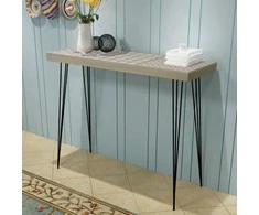 Konsolinis staliukas, 90x30x71,5 cm, pilkas
