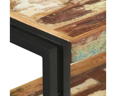 Konsolinis staliukas, 90x30x75cm, perdirbtos medienos masyvas