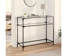 Konsolinis staliukas, 98x35x81cm, plienas