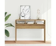Konsolinis staliukas, artisano ąžuolo, 105x30x80cm, mediena