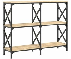 Konsolinis staliukas, ąžuolo, 100x28x80,5cm, apdirbta mediena