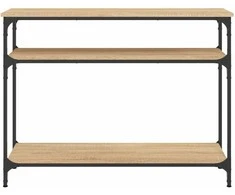 Konsolinis staliukas, ąžuolo, 100x29x75cm, apdirbta mediena
