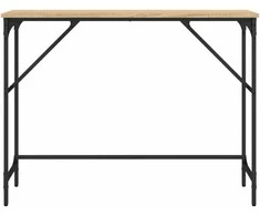 Konsolinis staliukas, ąžuolo, 100x32x75cm, apdirbta mediena