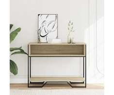 Konsolinis staliukas, ąžuolo, 100x35x74,5cm, apdirbta mediena