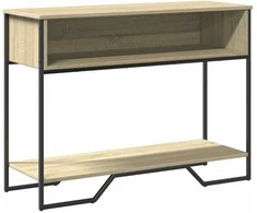 Konsolinis staliukas, ąžuolo, 100x35x74,5cm, apdirbta mediena