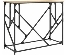 Konsolinis staliukas, ąžuolo, 100x40x80cm, apdirbta mediena