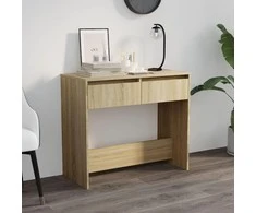 Konsolinis staliukas, ąžuolo, 89x41x76,5cm, apdirbta mediena