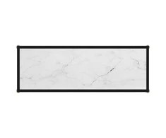 Konsolinis staliukas, baltas, 100x35x75cm, grūdintas stiklas