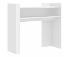 Konsolinis staliukas, baltas, 100x35x90cm, apdirbta mediena