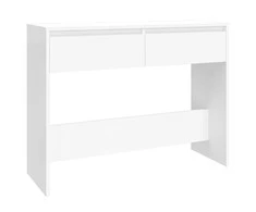 Konsolinis staliukas, baltas, 100x35x76,5cm, apdirbta mediena