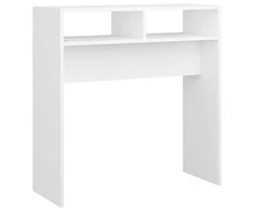 Konsolinis staliukas, baltas, 78x30x80cm, apdirbta mediena