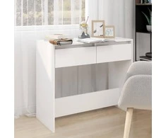Konsolinis staliukas, baltos spalvos, 89x41x76,5cm, plienas