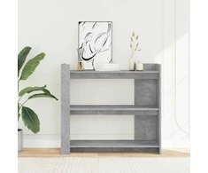Konsolinis staliukas, betono, 100x35x90cm, apdirbta mediena