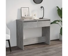 Konsolinis staliukas, betono, 89x41x76,5cm, apdirbta mediena