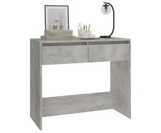 Konsolinis staliukas, betono, 89x41x76,5cm, apdirbta mediena