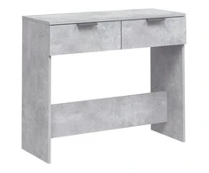 Konsolinis staliukas, betono pilkas, 90x36x75cm, mediena
