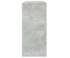 Konsolinis staliukas, betono, 100x35x76,5cm, apdirbta mediena