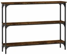 Konsolinis staliukas, dūminio ąžuolo, 100x22,5x75cm, mediena