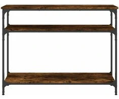 Konsolinis staliukas, dūminio ąžuolo, 100x29x75cm, mediena