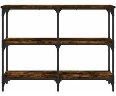 Konsolinis staliukas, dūminio ąžuolo, 100x29x75cm, mediena