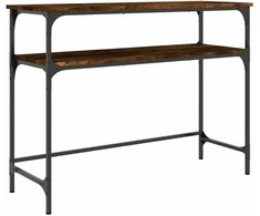 Konsolinis staliukas, dūminio ąžuolo, 100x35,5x75cm, mediena