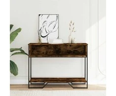 Konsolinis staliukas, dūminio ąžuolo, 100x35x74,5cm, mediena