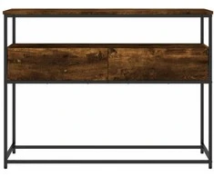 Konsolinis staliukas, dūminio ąžuolo, 100x40x75cm, mediena