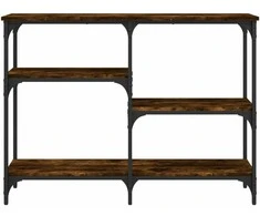 Konsolinis staliukas, dūminio ąžuolo, 102x29x75cm, mediena