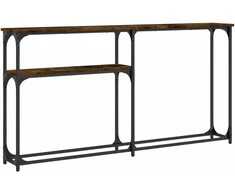 Konsolinis staliukas, dūminio ąžuolo, 145x22,5x75cm, mediena
