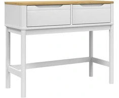 Konsolinis staliukas FLORO, baltas, 89,5x36,5x73cm, pušis