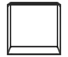 Konsolinis staliukas, juodas, 80x35x75cm, grūdintas stiklas