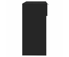Konsolinis staliukas, juodas, 90x36x75cm, apdirbta mediena